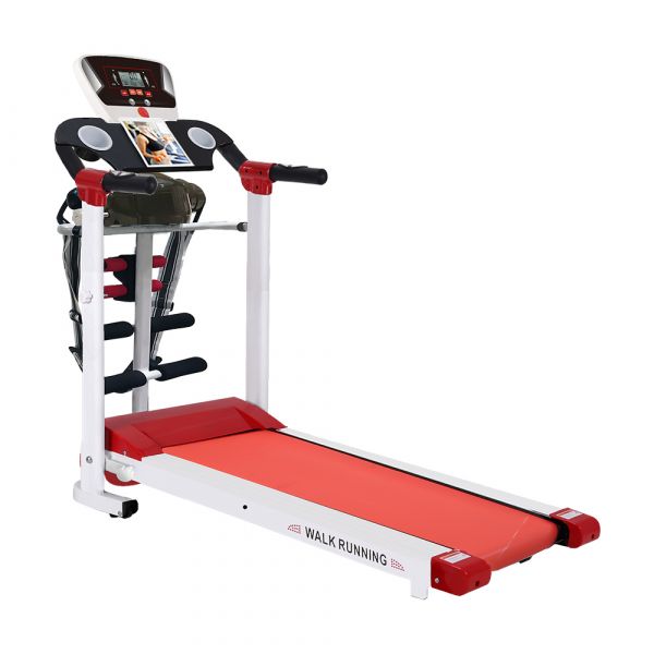 MRF健身大師 全方位心跳版美姿帶電動跑步機-限量紅 HY-30178-01