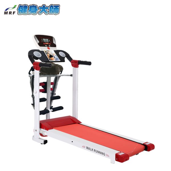MRF健身大師 全方位心跳版美姿帶電動跑步機-限量紅 HY-30178-01