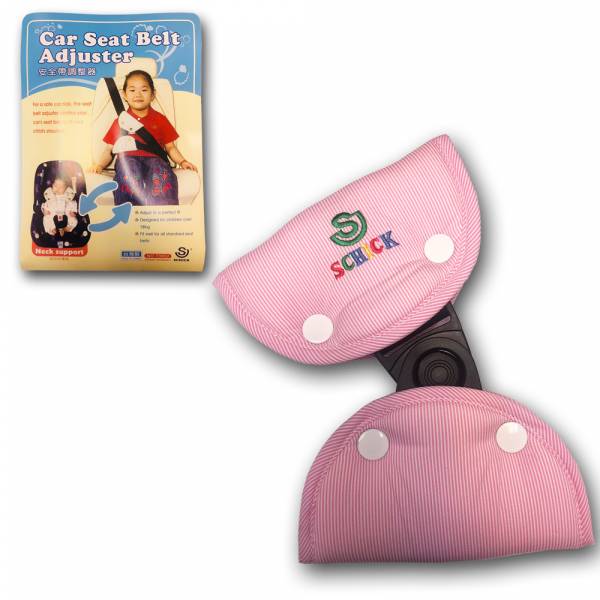 SCHICK 70802 粉紅色兒童安全帶調整器 
