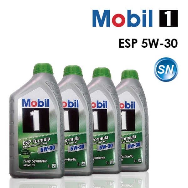 美孚 5W30 ESP柴油車用機油 x4瓶 MOBIL 1 ESP 5W30 機油 汽油 柴油 美孚1號 SN / C3