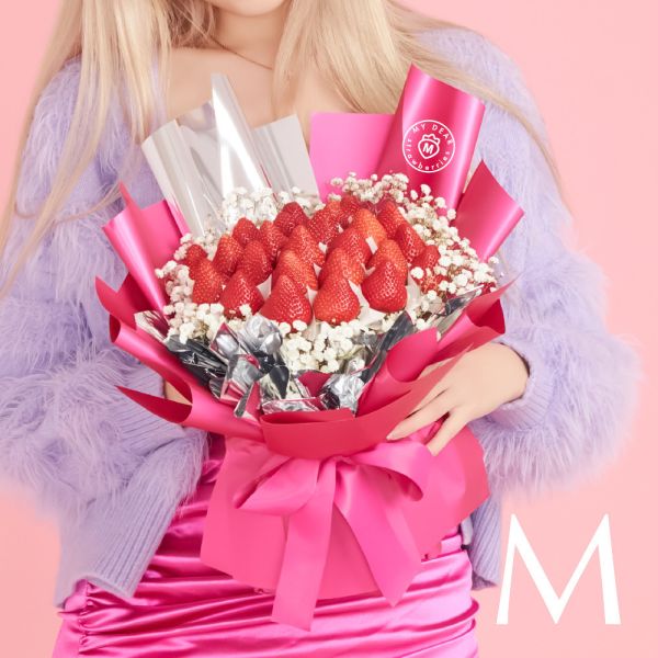 【2024情人節首選】Pink Star Valentine 大型草莓花束 My Dear strawberries,草莓,花禮,花束,浪漫,送禮,創意禮物,strawberry,bouquet,禮物,生日禮物,生日創意禮物,祝福