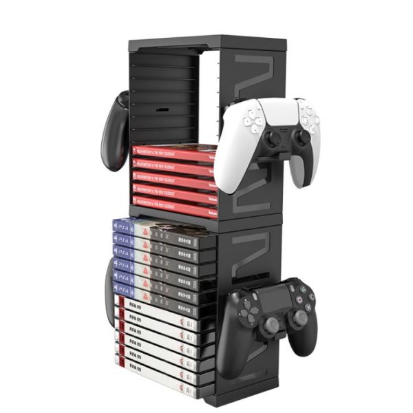 里歐電玩 遊戲片收納層架 SWITCH/XBOX/PS4適用 DIY拼裝 