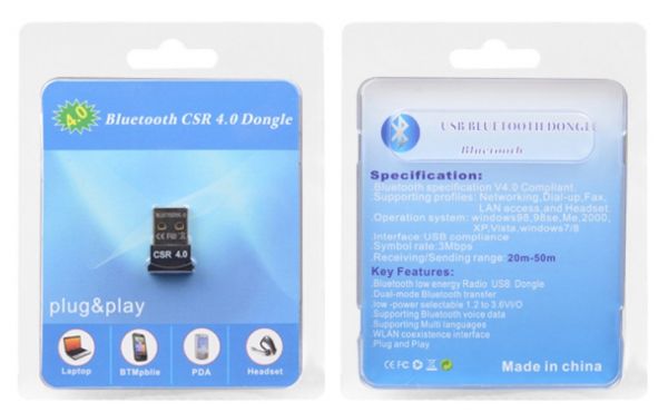 USB藍芽接收器 適配器 藍芽音頻接收器CSR4.0 支持WIN7/8 連接手機藍芽、藍芽耳機、藍芽滑鼠、PS藍芽手把 