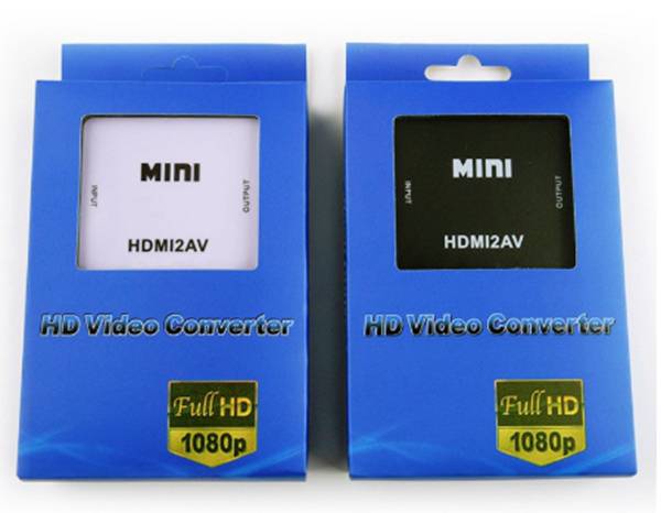 傳統電視升級HDMI轉接盒 AV轉HDMI 轉換器 AV端子轉HDMI 紅白機 XBOX 月光寶盒 PS4轉接線 電視盒 