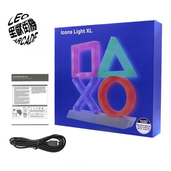 PS5 PS手把符號 造型燈 夜燈 氣氛燈 三段模式切換  