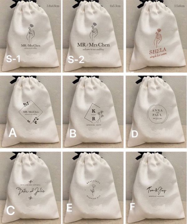 SHELA法式束口袋小禮包-量多可客製化/任選內容物 婚禮小物