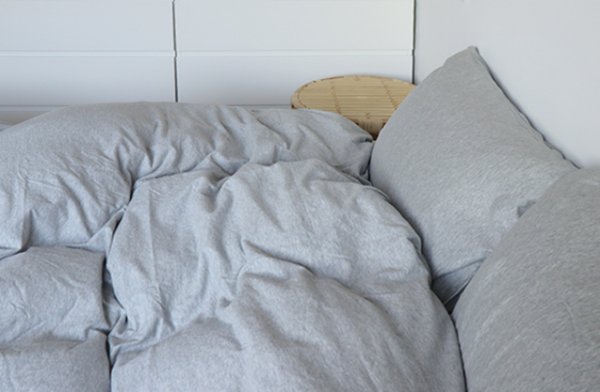 ins淺灰色-裸睡柔軟天竺棉床包組 簡約風床包,天竺棉床包,裸睡床包,床單,天竺棉床單