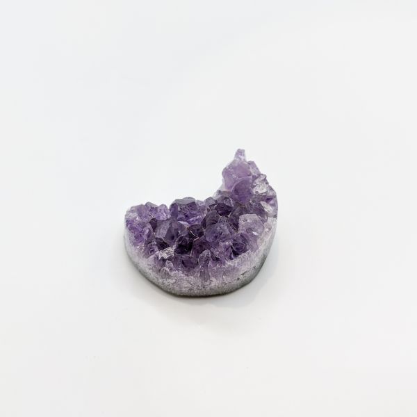 小小彎月紫晶簇 紫晶簇,紫晶,月亮,礦石,水晶