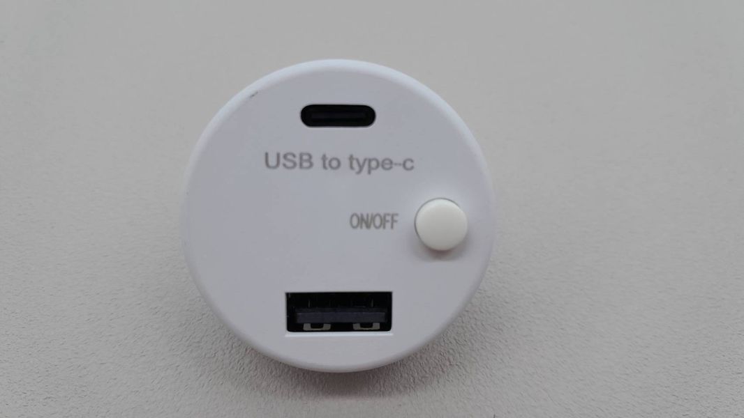 USB一托二USB+Type-C小夜燈 台灣出貨,USB一托二USB+Type-C小夜燈,黃光3000K ,USB孔,小夜燈,小燈,USB插孔,LED燈