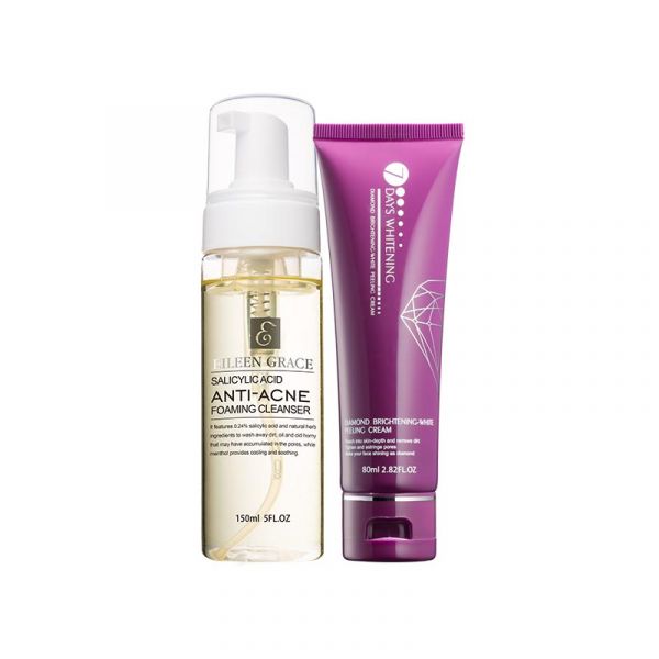 Clean Pore Scrub Kit – Foaming Cleanser & Peeling Cream/ 2pcs, 