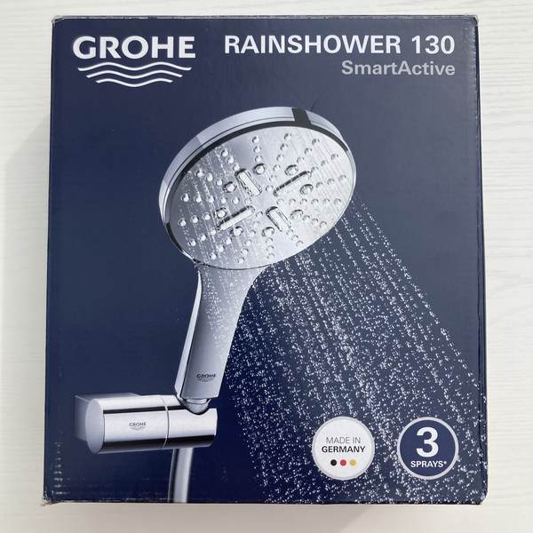 Grohe Rainshower Smartactive 蓮蓬頭組 (蓮蓬頭+軟管+可調式掛鉤) Grohe Rainshower Smartactive