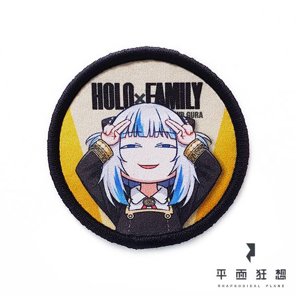 Patch【Hololive - HOLO X FAMILY (Gawr Gura smile ver)】 