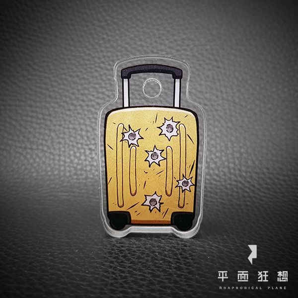 Keychain【Lycoris Recoil - The bulletproof suitcase (Kurumi)】 