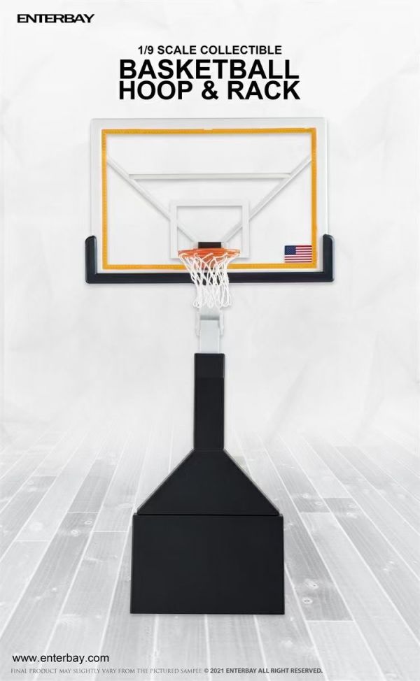 ﹝預購﹞可動   ENTERBAY﹝NBA﹞正版授權  Motion Masterpiece  NBA系列 勒布朗·詹姆斯 &藍球架 