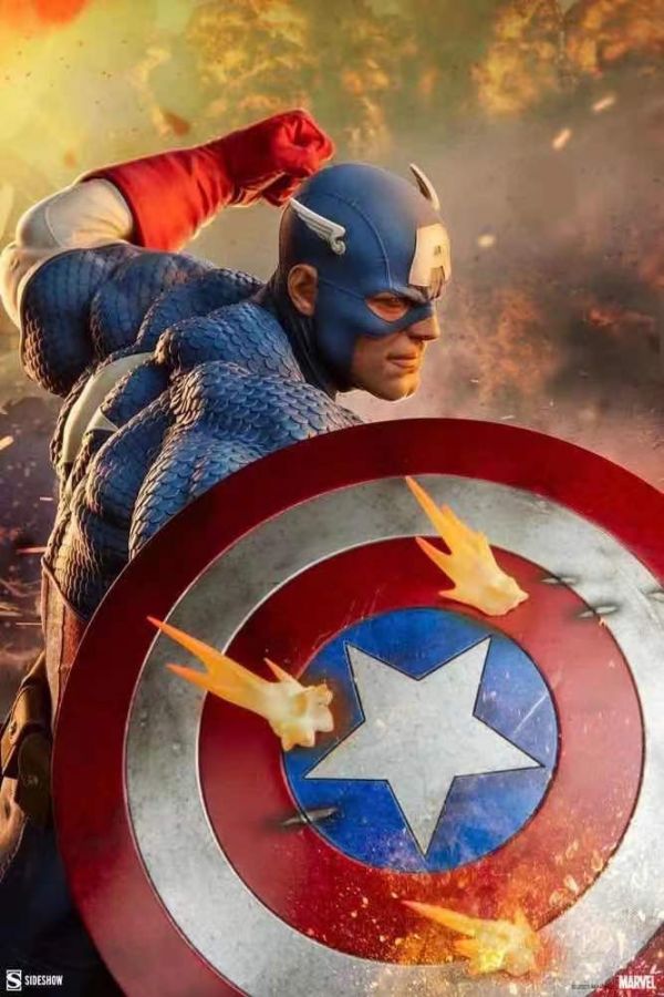 ﹝預購﹞GK   Sideshow﹝漫威﹞正版授權   300765 21寸 Captain America 美國隊長 