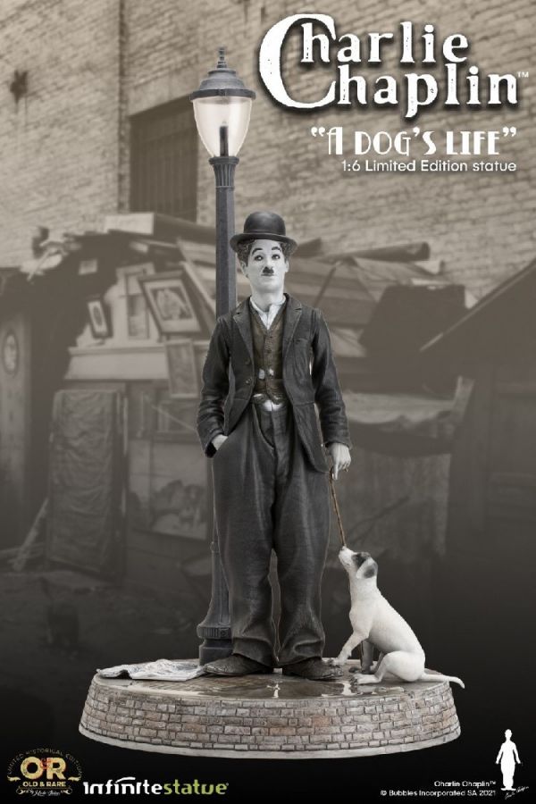 ﹝預購﹞GK   Infinite Statue﹝人氣藝人/明星﹞狗的生活 Chaplin 查理 卓別林 雕像 