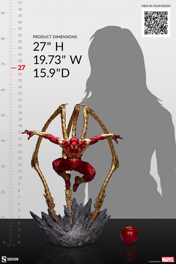 ﹝代購﹞GK  Sideshow﹝漫威﹞27吋 Marvel漫威 IRON SPIDER 鋼鐵蜘蛛俠 300792 