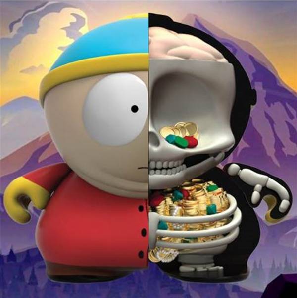 ﹝預購﹞2022年.第一季 代理版 KidRobot 8吋 南方四賤客 阿ㄆㄧㄚˇ 半剖人偶 Treasure Cartman 