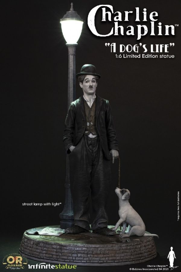 ﹝預購﹞GK   Infinite Statue﹝人氣藝人/明星﹞狗的生活 Chaplin 查理 卓別林 雕像 