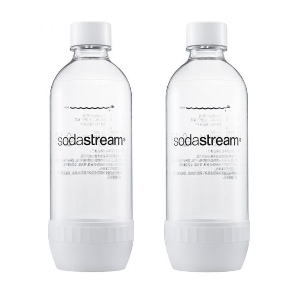 sodastream氣泡水機專用水瓶(白)1000ml 二入 