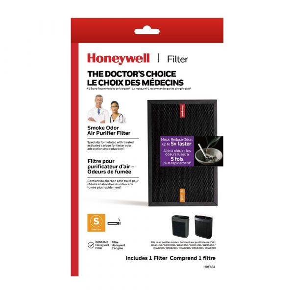美國Honeywell HRFSS1 強效淨味濾網-煙霧 Honeywell CZ除臭濾網HRF-B1