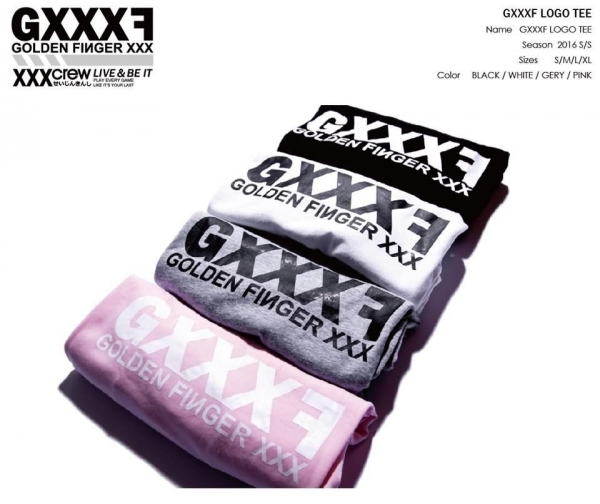 GXXXF BASIC LOGO TEE V2 ( 粉色 ) 