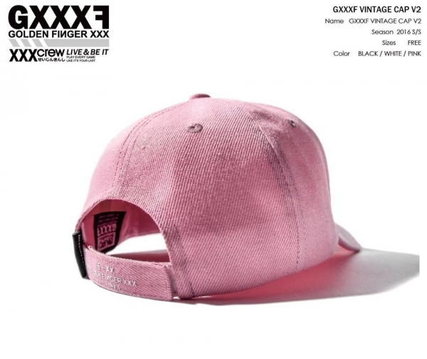 GXXXF 2016 SS  高爾夫球三色老帽 V2 (粉色) 老帽