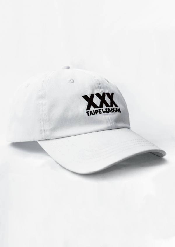 高爾夫球三色老帽(白色) V1 