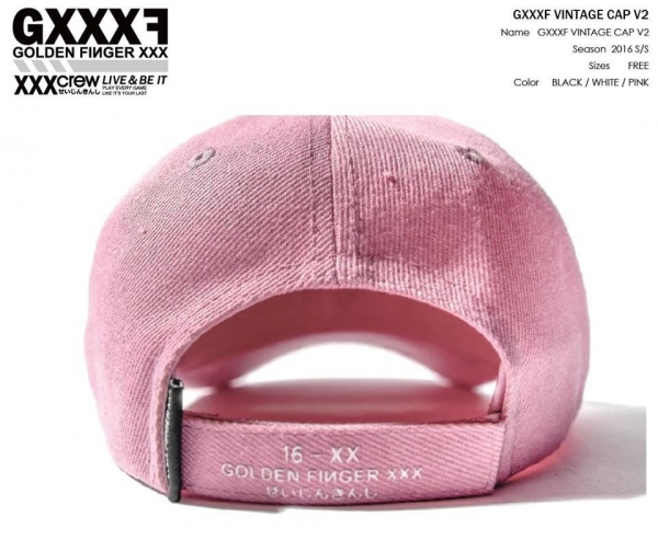 GXXXF 2016 SS  高爾夫球三色老帽 V2 (粉色) 老帽