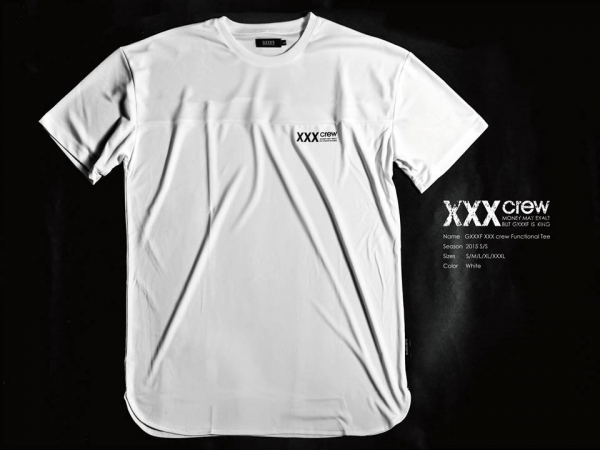 2015SS GXXXF 機能排汗衣(白色) 