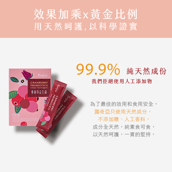 【Ruijia露奇亞】好妹莓Ｘ蔓越莓益生菌(20包/盒) 