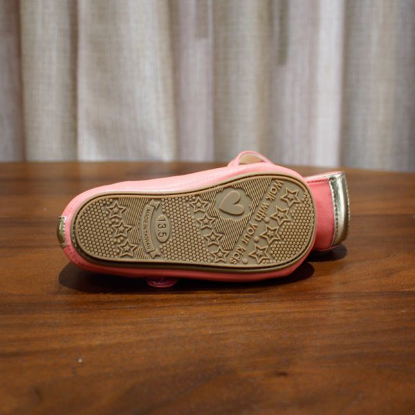 現貨 台灣製不對稱金蔥寳寳鞋娃娃鞋-粉色 台灣製,寳寳鞋,娃娃鞋,學步鞋