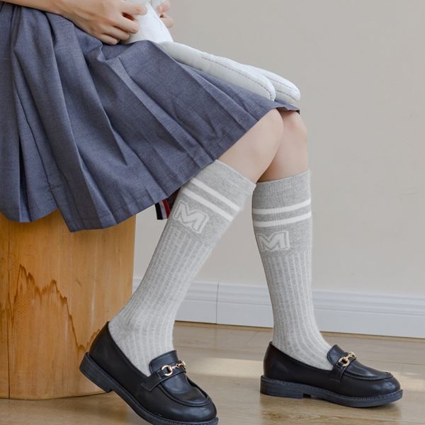學院風長筒襪 防蚊襪-一組三雙 