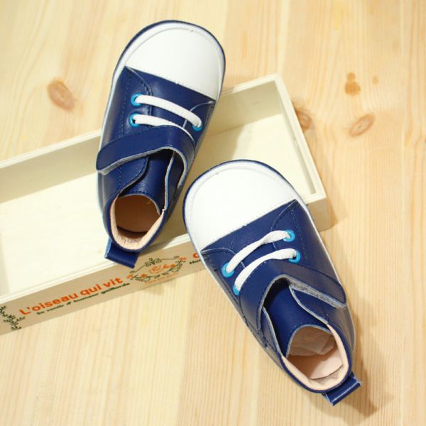 現貨 台灣製 低筒寶寶真皮內裡學步鞋-水手藍 學步鞋,台灣製,真皮寶寶鞋