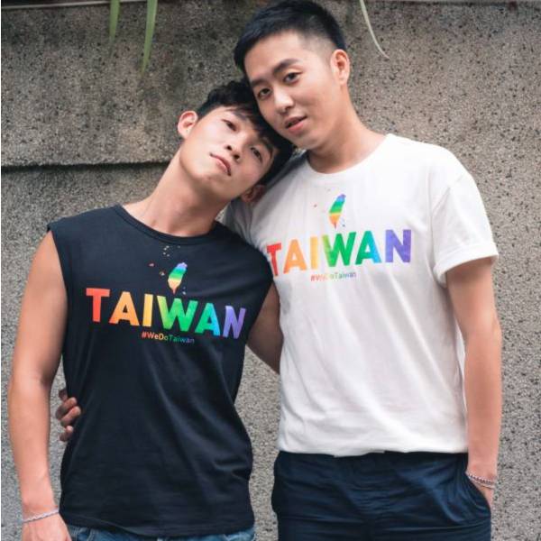 「彩虹台灣」背心（黑色） 金彩台灣,同志,台灣,LGBT,彩虹