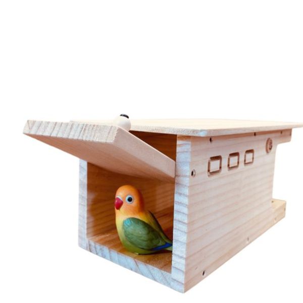 MY PET BIRD 隱密小木屋/ 小型鳥專用 鸚鵡小木屋 鳥窩 鳥巢鳥窩鳥籠 鳥窩 鳥巢 寵物用品 寵物鳥