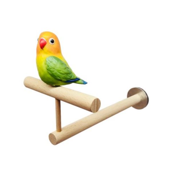 MY PET BIRD Ｔ字高低雙站棍 寵物文創,鳥玩具,鸚鵡玩具,文鳥,玄鳳,和尚,虎皮,綠繡眼,凱克,寵物用品,寵物玩具,咬物