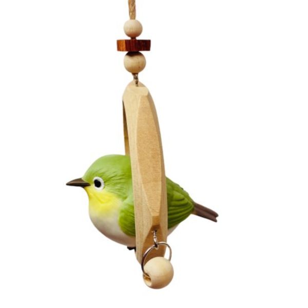 MY PET BIRD  特製綠繡眼遊戲站架 綠繡眼鞦韆、荷木圓環鞦韆、小型鳥類鞦韆、天然木材鞦韆、簡約設計鞦韆、自然美感鞦韆、安全穩定鞦韆、文鳥玩具、小鸚鵡遊樂器具