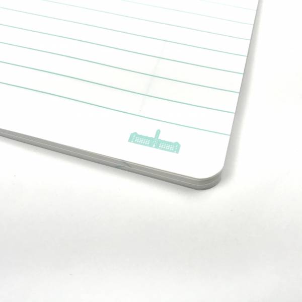 "Taiwan Forges Ahead" Notebook - Gray Green 