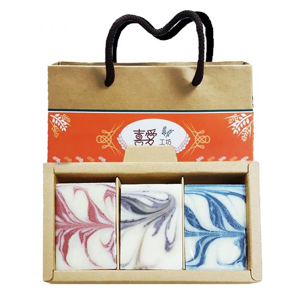 【心理復健】手工香皂禮盒(3入) (購買請電聯) 