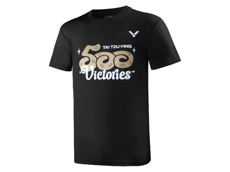 VICTOR T-TTY500 C 戴資穎500勝紀念T恤 中性款 VICTOR, T-TTY500 C,戴資穎,500勝, 紀念T-Shirt