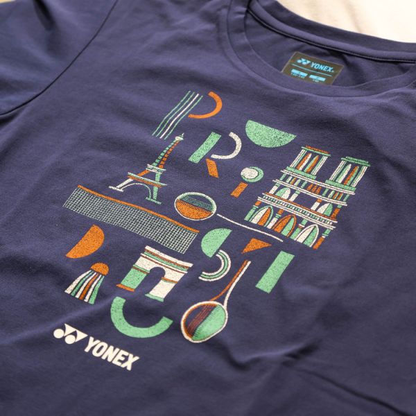 【YONEX】2024 巴黎奧運紀念T恤 YOB23200 YONEX,男T恤,YOB23200,巴黎奧運,紀念衫,
