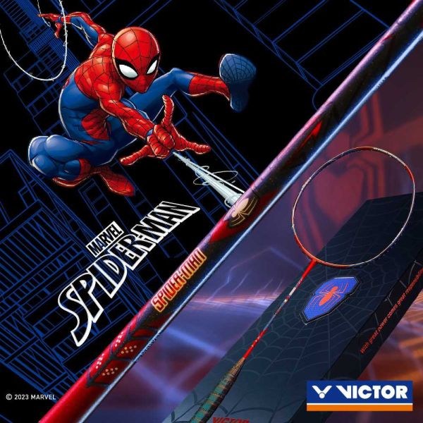 VICTOR 神速ARS-SPIDER-MAN 蜘蛛人系列限量羽球拍禮盒 VICTOR,ARS-SPIDER-MAN,神速,羽毛球拍,蜘蛛人,限量,羽球拍禮盒