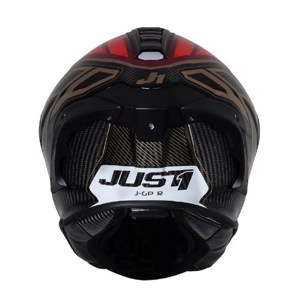 J-GPR INSTINCT RED JUST1 J-GPR 碳纖維 全罩帽 競技帽 賽道帽