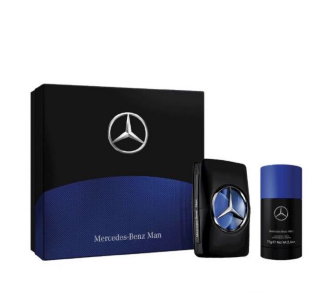 【12期0利率】Mercedes Benz 賓士 王者之星男性淡香水禮盒(淡香水50ml +體香膏75g) 