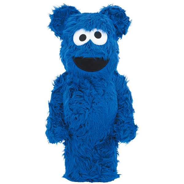庫柏力克熊 BE@RBRICK 1000% Cookie Monster Costume ver. 餅乾怪獸 BEARBRICK,芝麻街,餅乾怪獸,COOKIEMONSTER