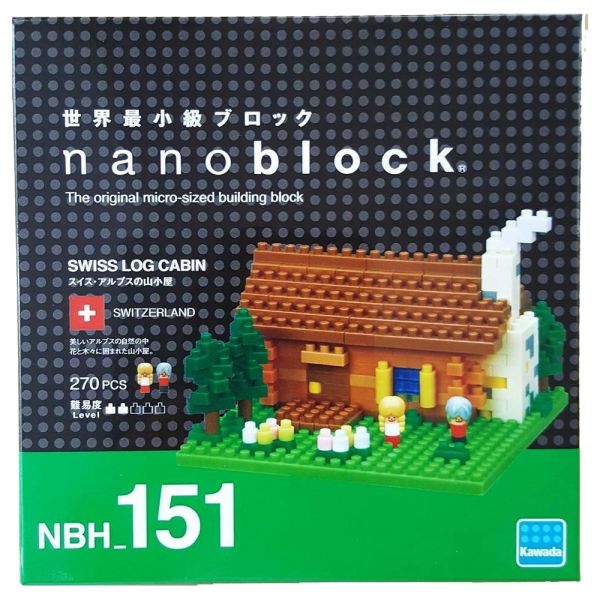 nanoblock NBH-151 瑞士小木屋 KD20571 