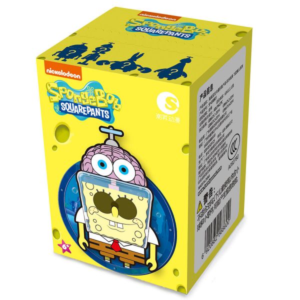 (單盒隨機出貨)Nicklodeon 海綿寶寶 - 飛腦公仔系列盲盒 