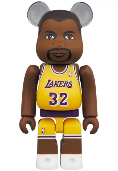 庫柏力克熊 BE@RBRICK 100%&400% set Magic Johnson (Los Angeles Lakers) 