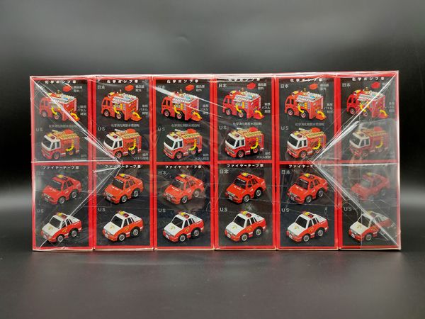 TAKARA CHORO Q  消防隊2 內部再現 阿Q車 迴力車 盒玩 一中盒 全12種 中古品-S級 